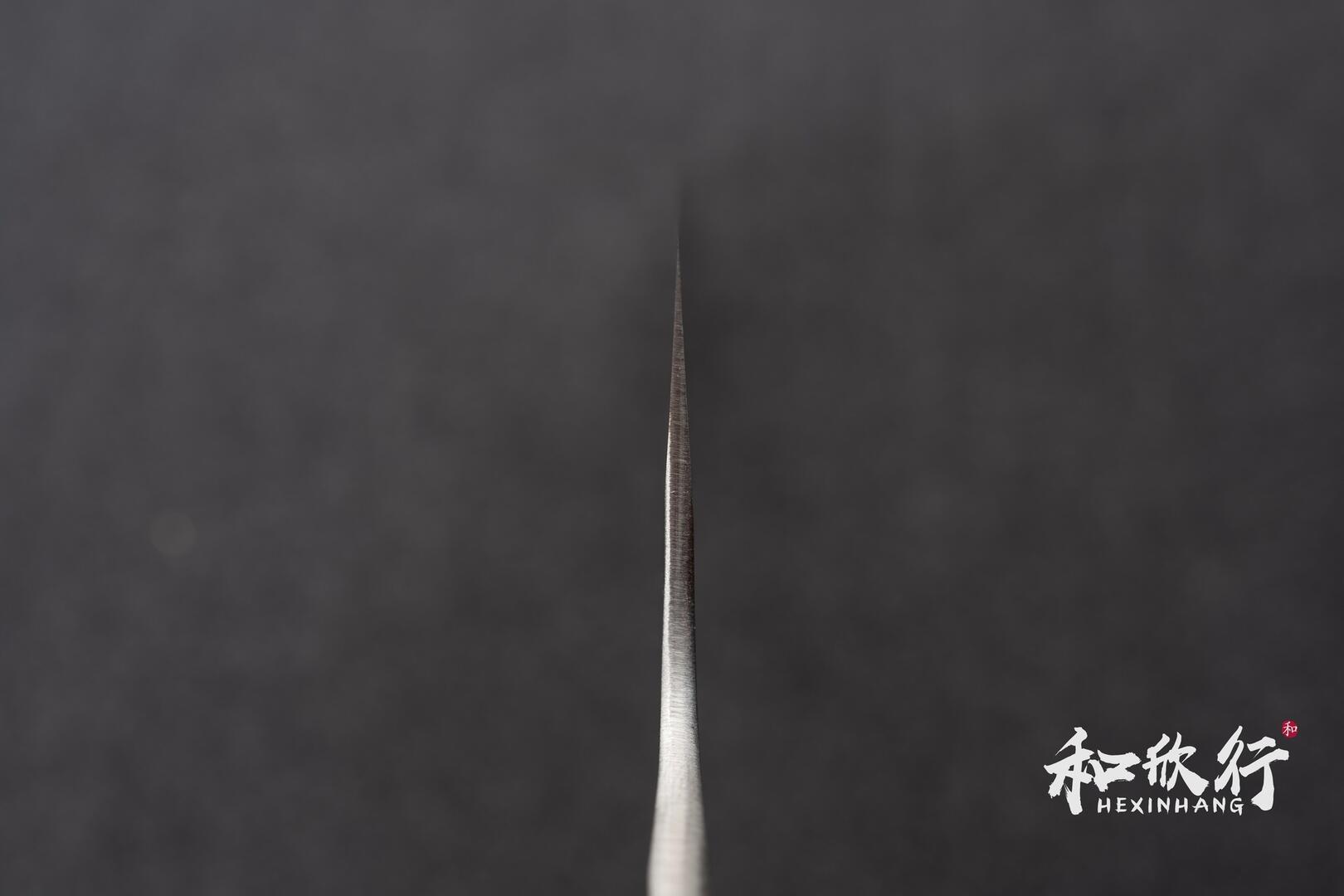 初心Hatsukokoro X 吉金刃物Yoshikane Hamono 白二鋼梨地切付牛刀210mm